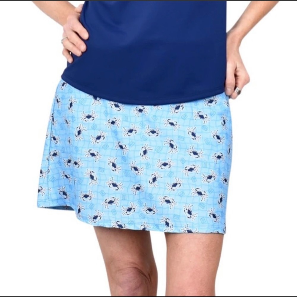 SPUNKWEAR Fairway Skort - Crab